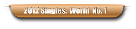 2012 Singles,  World  No. 1